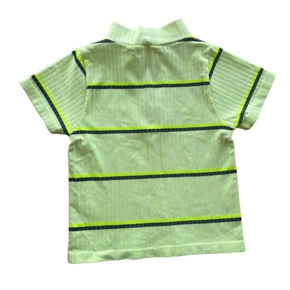 Dollskill Neon Black and Yellow Crop Top OS/Small - Picture 2 of 5